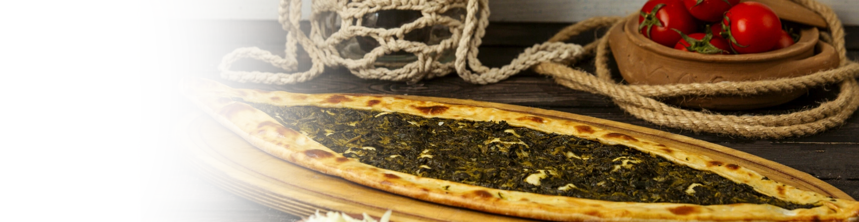 Ispanaklı Pide (Turkish Spinach Flatbread)