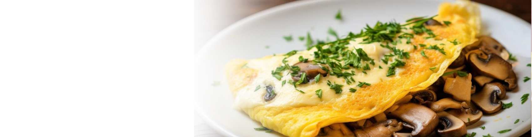 Mushroom & Cheese Omelette