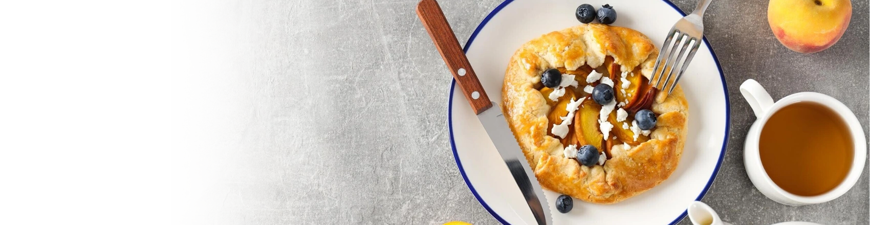 Peach & Blueberry Galette