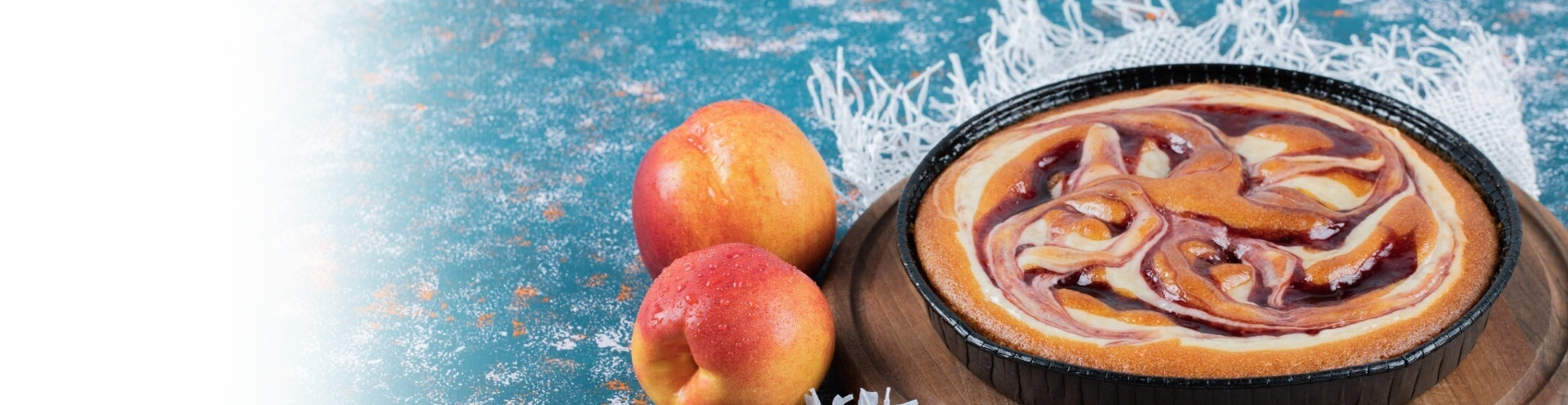 Marbled Fruit Cheesecake