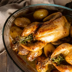 Stuffed Roasted Quail