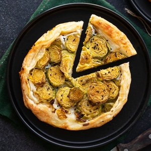 Vegan Brussels Sprouts Galette