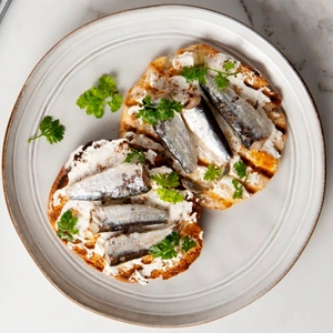 Creamy Sardine Toasts