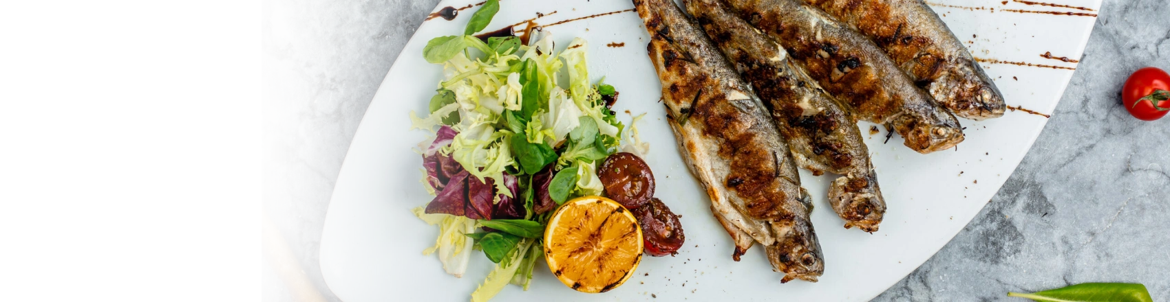 Grilled sardines