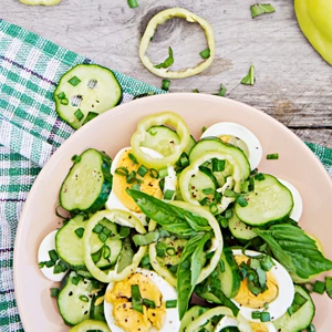 Cucumber & Egg Salad