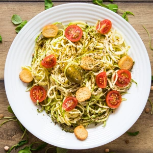 Zucchini Noodle Salad (zoodles)
