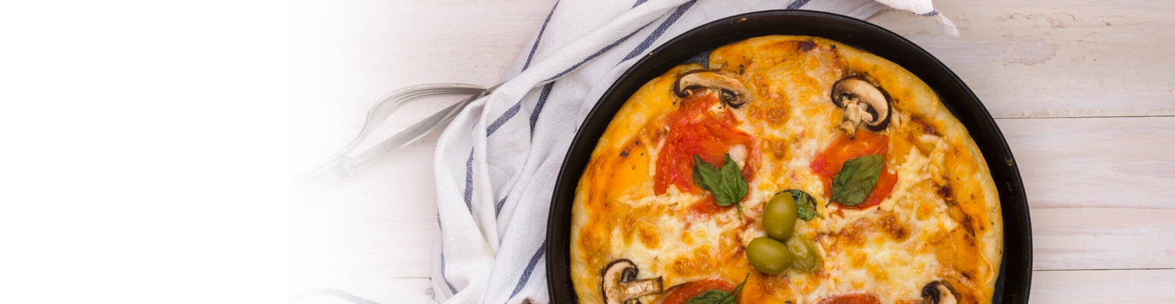 Easy Skillet Tortilla Pizza
