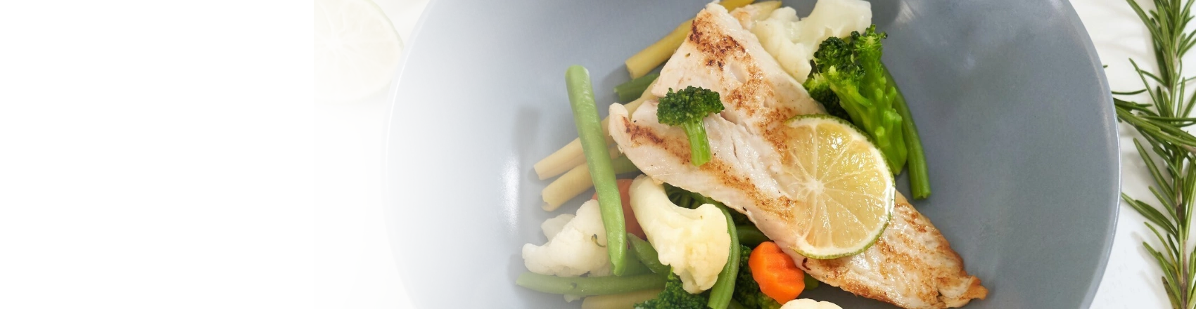 Grilled Fish with Steamed Veggies