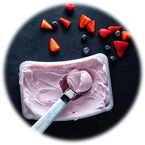 Semi-prepared Ice Cream