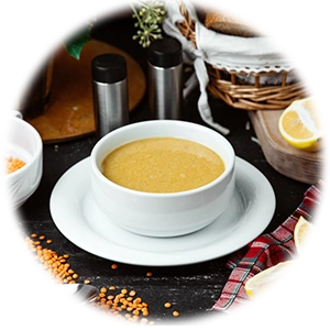 Semi-prepared Soup Mix